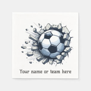 Fußballveranstaltung Party Spieler Trainer Team Na Serviette