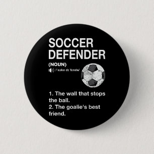 Fußballverteidiger Definition Fußballspieler Fußba Button