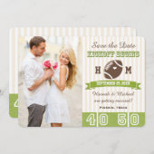 FUSSBALLWEDEN SPEICHERN DIE DATENKARTE SAVE THE DATE (Vorne/Hinten)