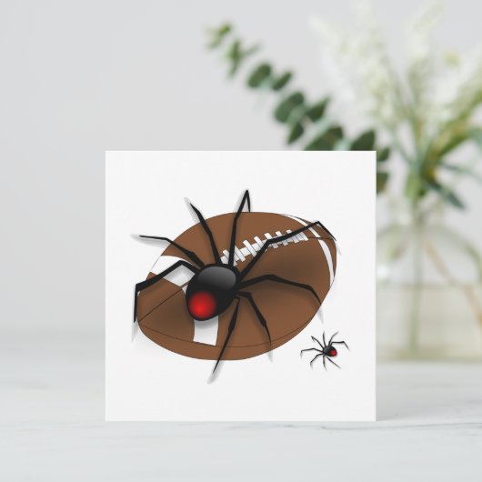 Fußballwidow Einladung (Stehend Vorderseite)