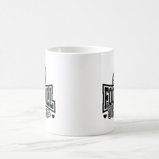 Fußballwidow Kaffeetasse (Mittel)