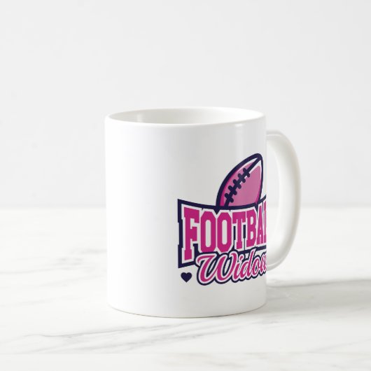 Fußballwidow Kaffeetasse (VorderseiteRechts)