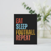 FUSSBALLWIEDERHOLUNG POSTKARTE (Stehend Vorderseite)