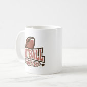 Fußballwitwe Kaffeetasse (Vorderseite Links)