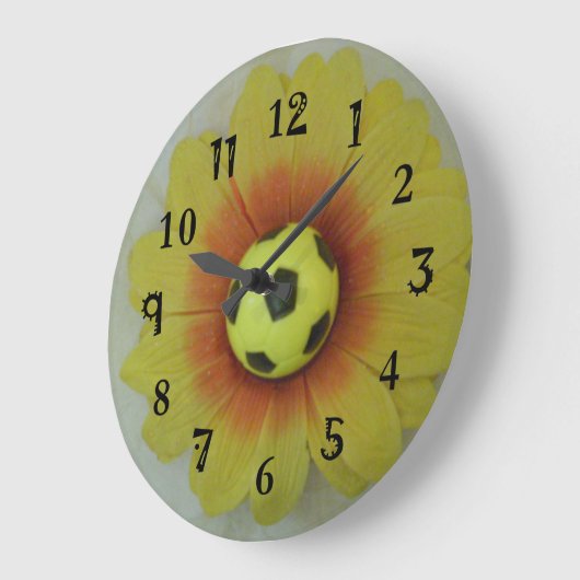 Fußballzeit Große Wanduhr (Winkel)