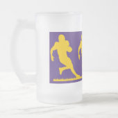 Fußballzeit-Tasse Mattglas Bierglas (Links)