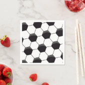 Fußballzelle Serviette (Beispiel)