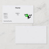 Fußballziege rette Grafik Visitenkarte (Vorne/Hinten)