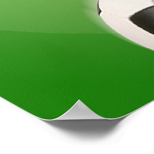 Fußballziel - Poster (Ecke)