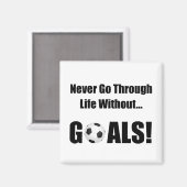 Fußballziele Magnet (Vorderseite/Rückseite)