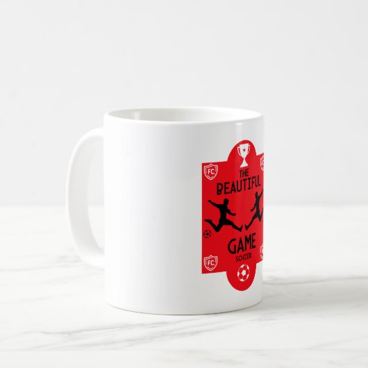 Fußballzubehör Kaffeetasse (Vorderseite Links)