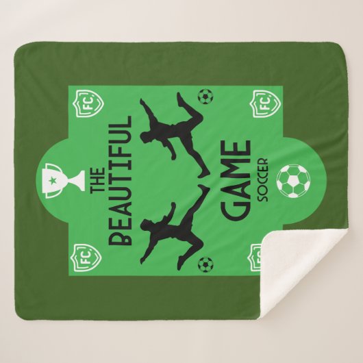 Fußballzubehör Sherpadecke (Vorderseite (Horizontal))