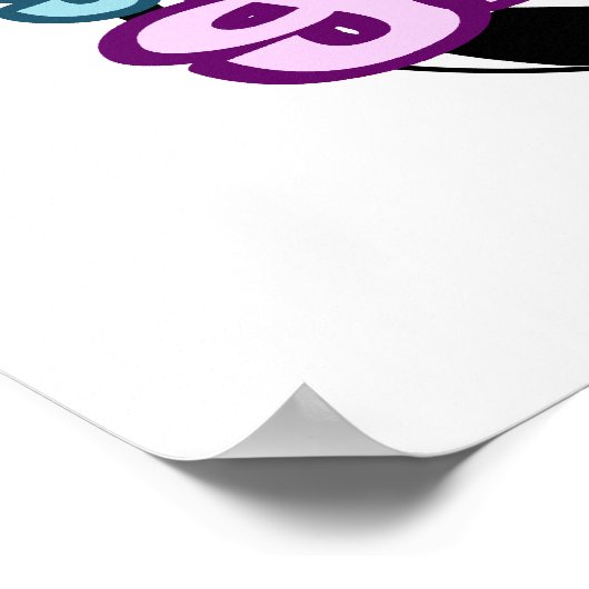 Fußbärchen Poster (Ecke)