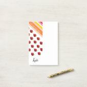 Fußbeere Post-it Klebezettel (Auf Schreibtisch)