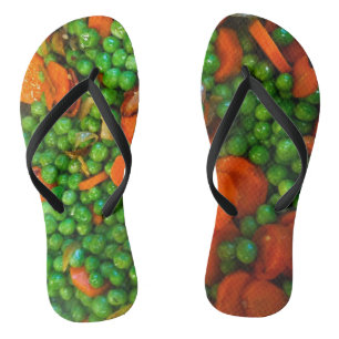 Fußböden für Erbsen und Karotten Badesandalen