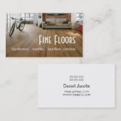 Fußböden Hartholzmarmor Bau Visitenkarte (Vorne/Hinten)