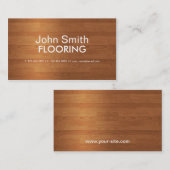 Fußboden modernes berufliches schlichtes einfaches visitenkarte (Vorne/Hinten)