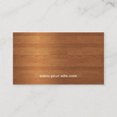 Fußboden modernes berufliches schlichtes einfaches visitenkarte (Rückseite)