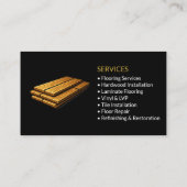 Fußboden-Service-Profi Visitenkarte (Rückseite)