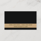 Fußbodenbelag, Fußbodenbaukarte Visitenkarte (Rückseite)