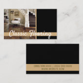 Fußbodenbelag, Fußbodenbaukarte Visitenkarte (Vorne/Hinten)