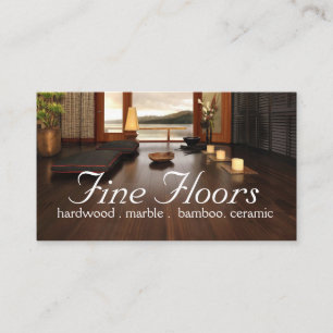 Fußbodenbelag Hardwood Marmor Construction Busine Visitenkarte