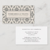 Fußbodenbelag-Visitenkarte Visitenkarte (Vorne/Hinten)