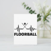 Fußbodenfrequenz Postkarte (Stehend Vorderseite)