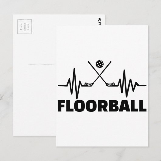 Fußbodenfrequenz Postkarte (Vorne/Hinten)