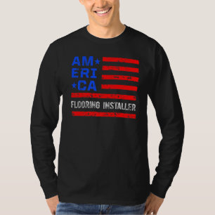 Fußbodeninstallation des Auftragnehmers _ T-Shirt