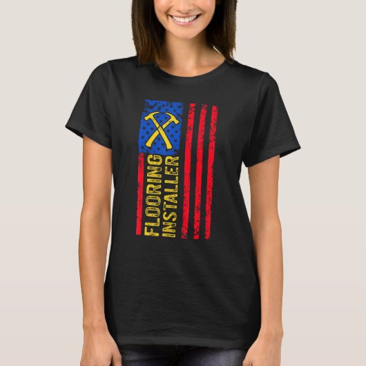 Fußbodeninstallation für Installateure T-Shirt (Vorderseite)