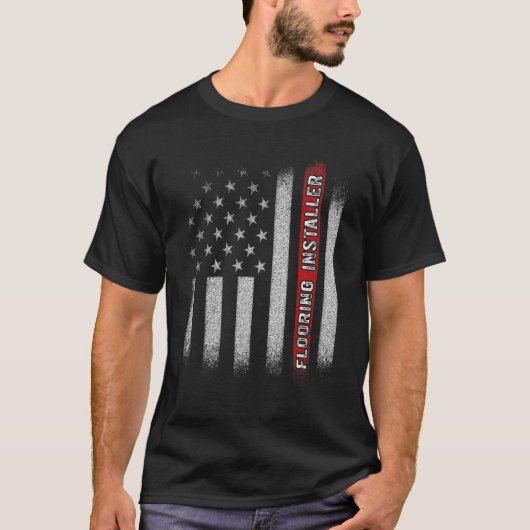 Fußbodeninstallation für Installateure T-Shirt (Vorderseite)