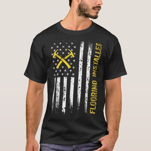 Fußbodeninstallation für Installateure T-Shirt (Vorderseite)