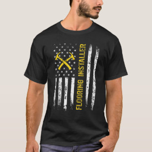Fußbodeninstallation für Installateure T-Shirt