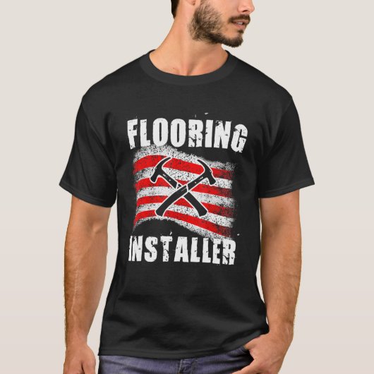 Fußbodeninstallation für Installateure T-Shirt (Vorderseite)