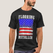 Fußbodeninstallation für Installateure T-Shirt (Vorderseite)