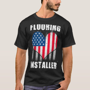 Fußbodeninstallation für Installateure T-Shirt