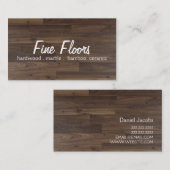 Fußbodeninstallation - Marmorbau Visitenkarte (Vorne/Hinten)