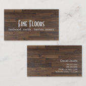 Fußbodeninstallation - Marmorbau Visitenkarte (Vorne/Hinten)