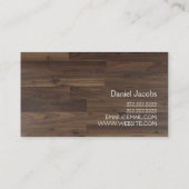 Fußbodeninstallation - Marmorbau Visitenkarte (Rückseite)