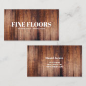 Fußbodeninstallationsfirma Visitenkarte (Vorne/Hinten)