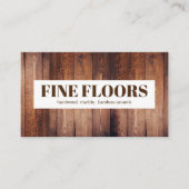 Fußbodeninstallationsfirma Visitenkarte (Vorderseite)