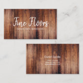 Fußbodeninstallationsfirma Visitenkarte (Vorne/Hinten)