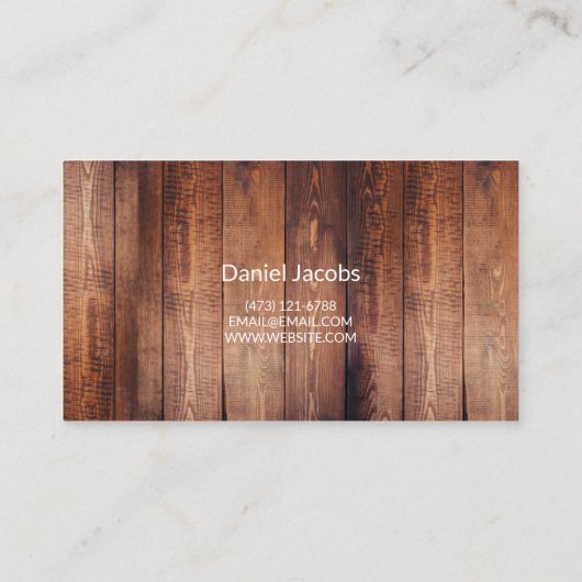 Fußbodeninstallationsfirma Visitenkarte (Rückseite)