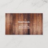 Fußbodeninstallationsfirma Visitenkarte (Rückseite)