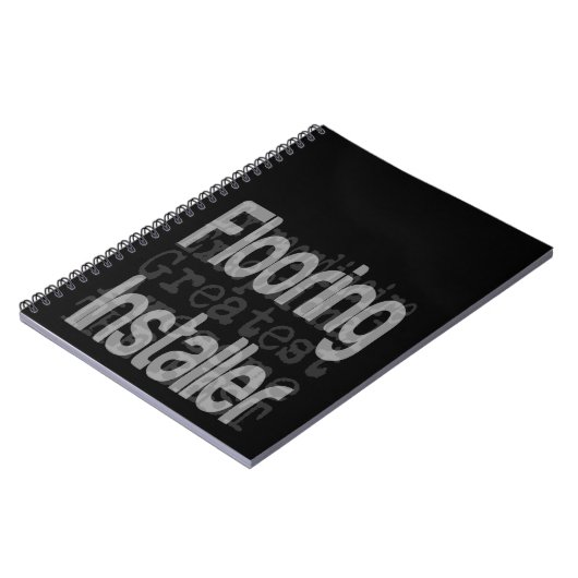 Fußbodeninstallationsprogramm Extraordinaire Notizblock (Linke Seite)