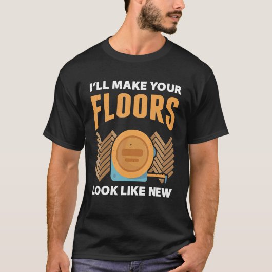 Fußbodeninstallationsprogramm für den professionel T-Shirt (Vorderseite)