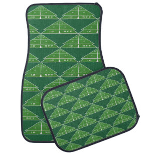 Fußbodenmatten für grüne Frontplatten Autofußmatte
