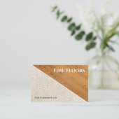 Fußbodenmontage Baugewerbe Visitenkarte (Stehend Vorderseite)