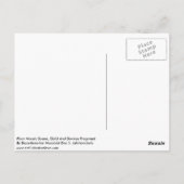 Fußbodenmosaikszene, Kind- und Eselfraktion Postkarte (Rückseite)